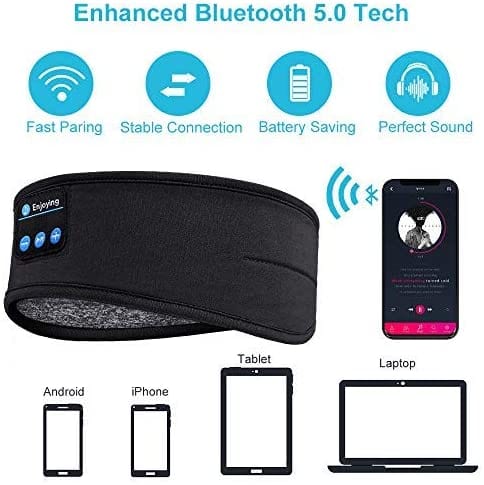 Buy Bluetooth Sleeping Headphones Sports Headband - Uninterrupted Comfort and Music | Big J Fitness