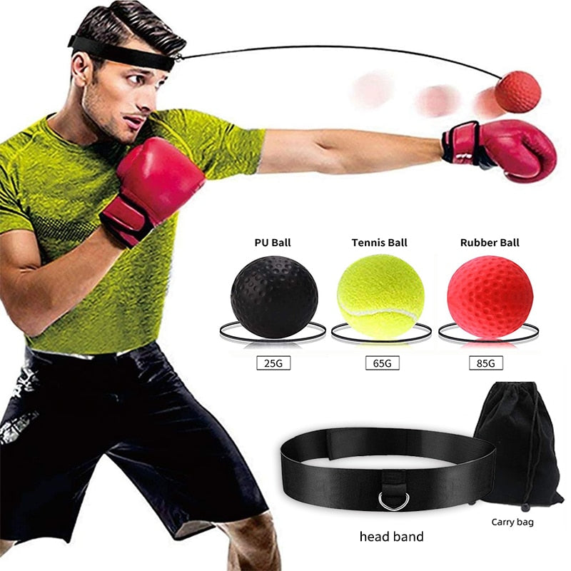 Buy Boxing Reflex Speed Punch Ball - Boost Your Training Performance | Big J Fitness